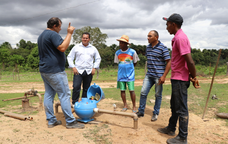 No final do ano passado equipe da ATS instalou um sistema de tratamento de água