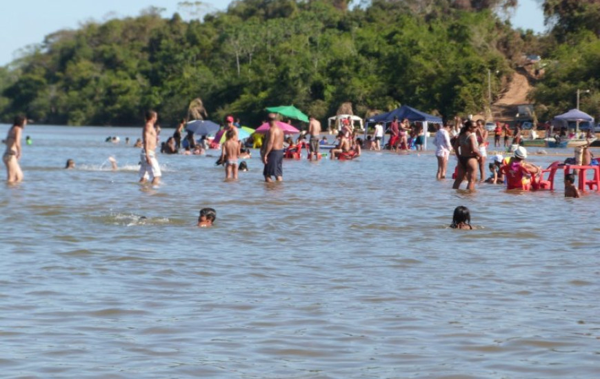 Praia da Barra, em Guaraí