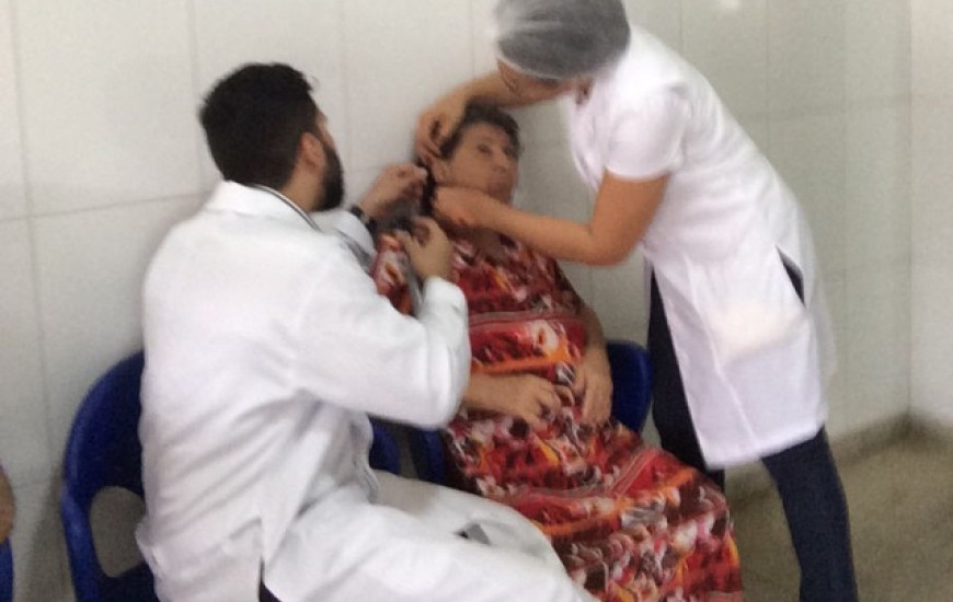 Pacientes passaram por triagem em Araguaína