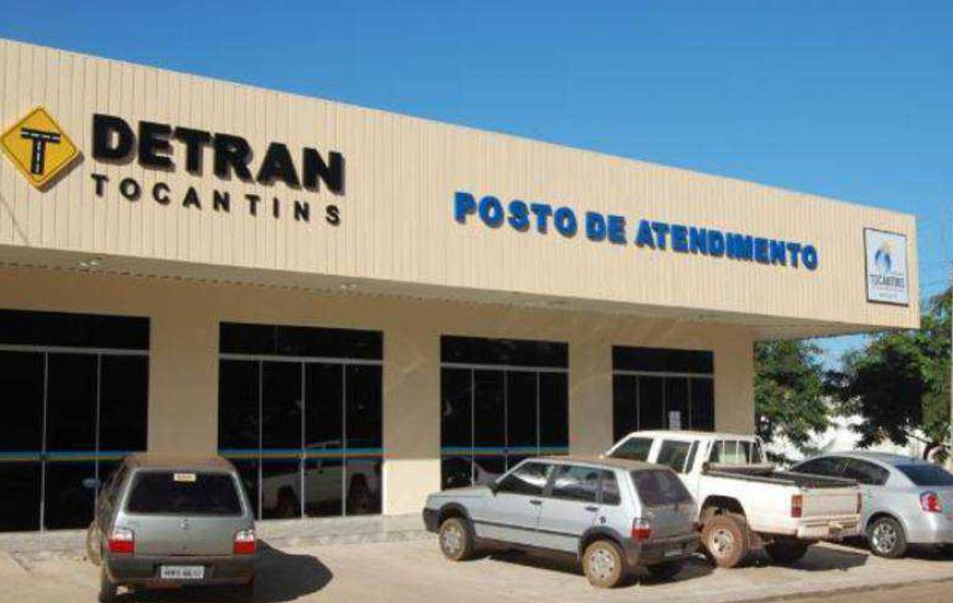 Posto de atendimento do Detran Tocantins