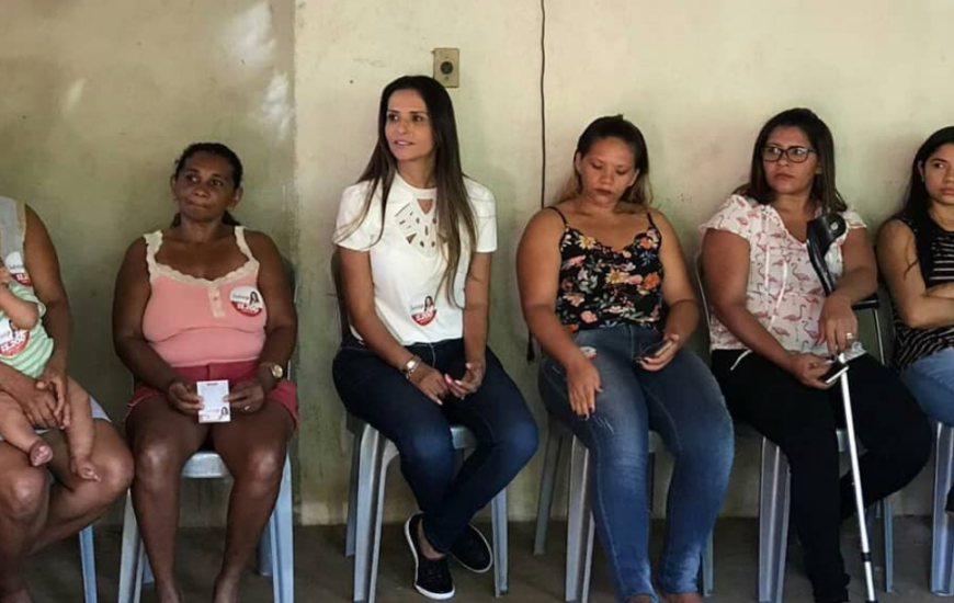 Candidata se reuniu com mulheres no Setor Sul, em Palmas, neste sábado