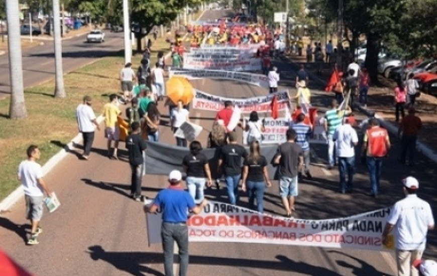 Centrais sindicais manifestam contra a Reforma da Previdência