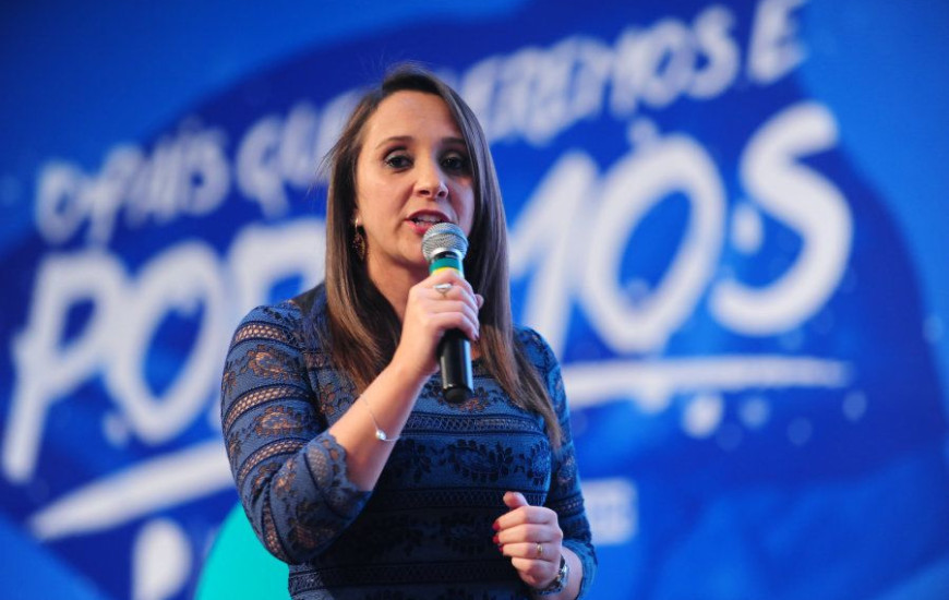 Presidente nacional deputada federal Renata Abreu