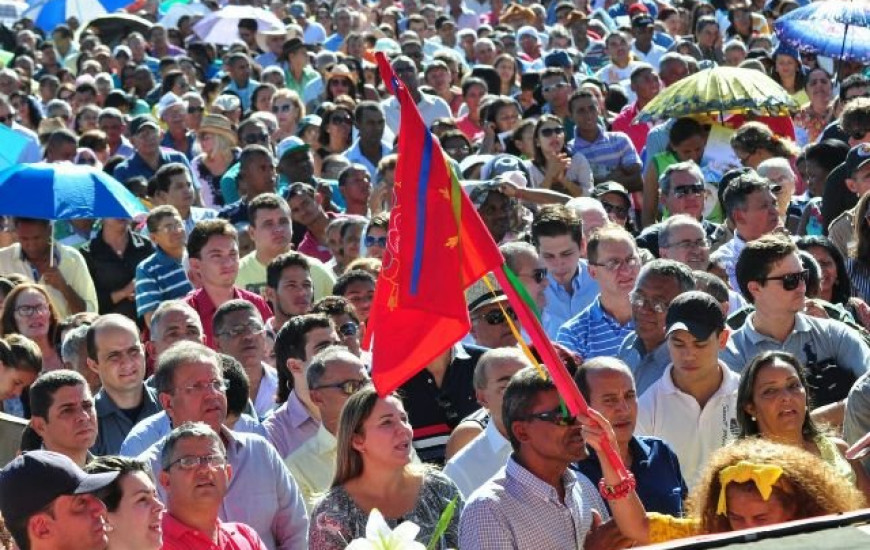 Governador e primeira-dama no festejo do Bonfim