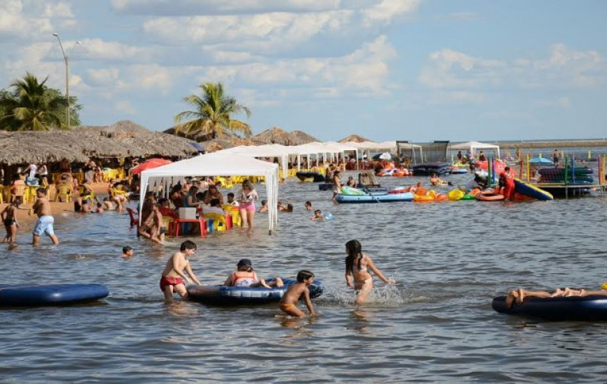 Praias de Palmas estão próprias para recreação