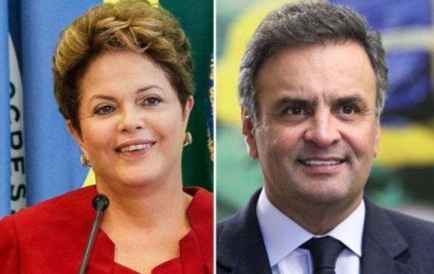 Dilma e Aécio disputam 2º turno