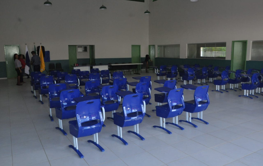 Escola Jacinto Bispo em Luzimangues contruida com recursos de emenda da deputada
