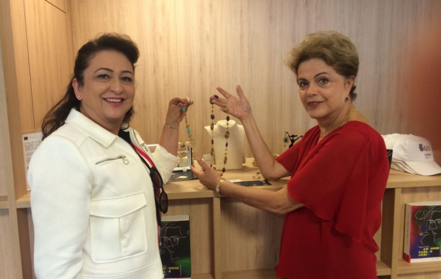 Dilma e Kátia na Expo Milão