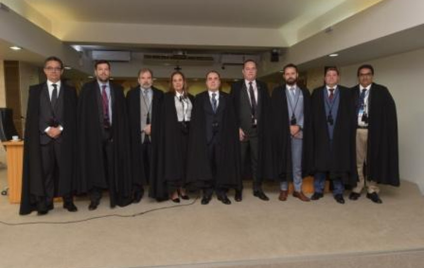 Empossado, o jurista Marcelo Cordeiro agradeceu os membros do Pleno Eleitoral