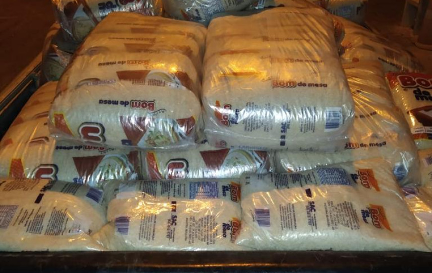 Parte de carga de arroz roubada em Gurupi foi recuperada na cidade de Peixe.
