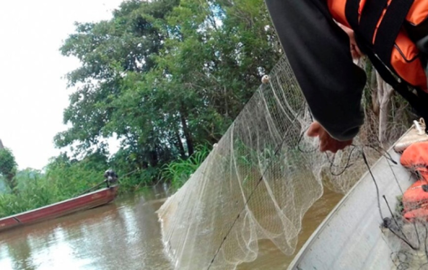 Ao todo foram apreendidos e doados 496 kg de peixes 