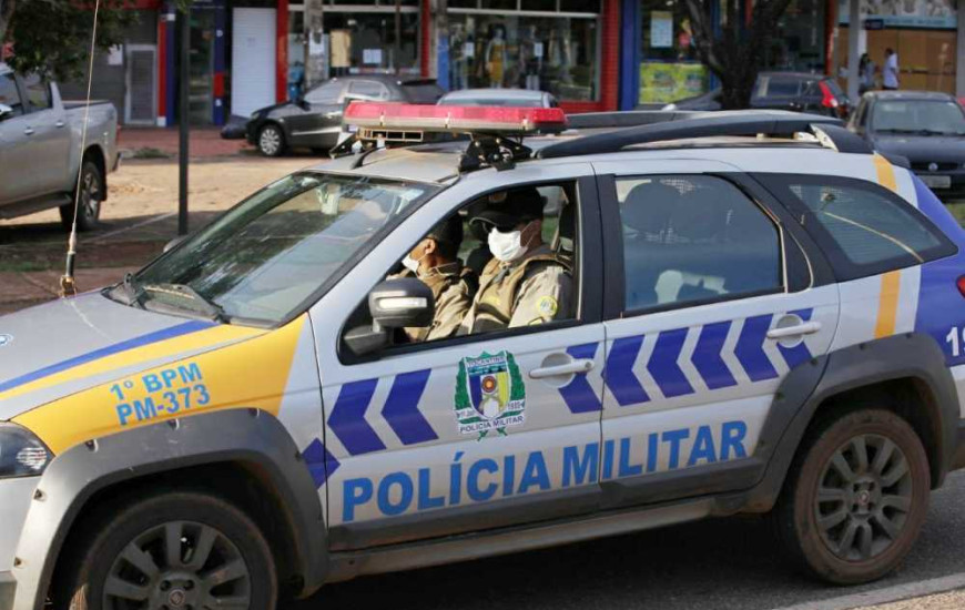 A Polícia Militar garante a segurança da população do Tocantins.