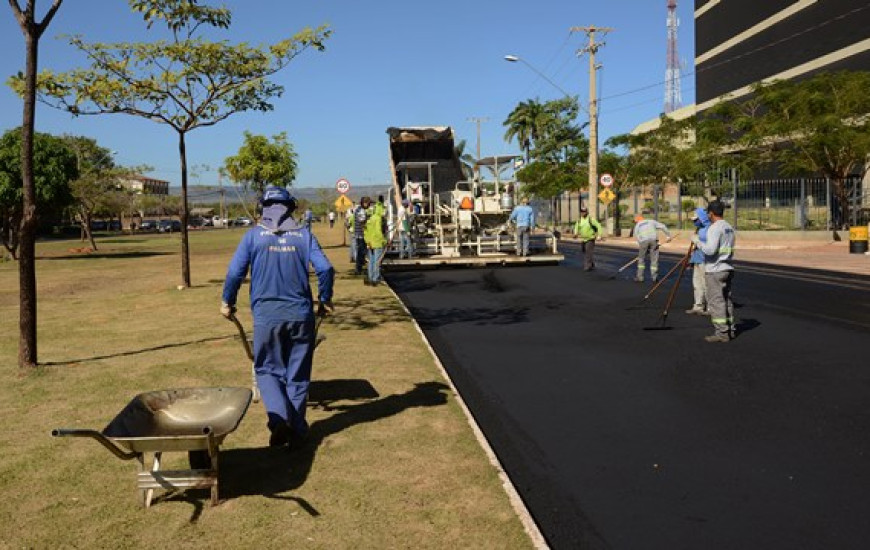 A partir de amanhã a obra será na rotatória da Avenida LO-09