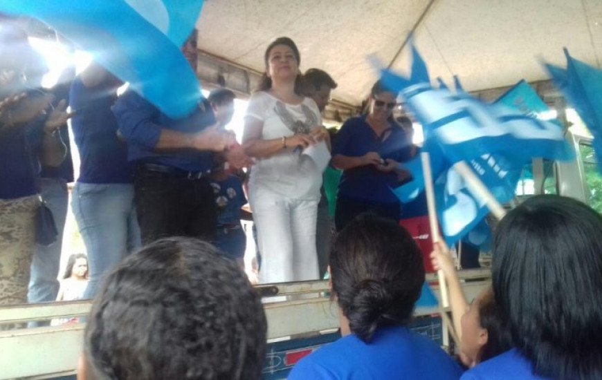 Senadora acompanha comícios no Tocantins