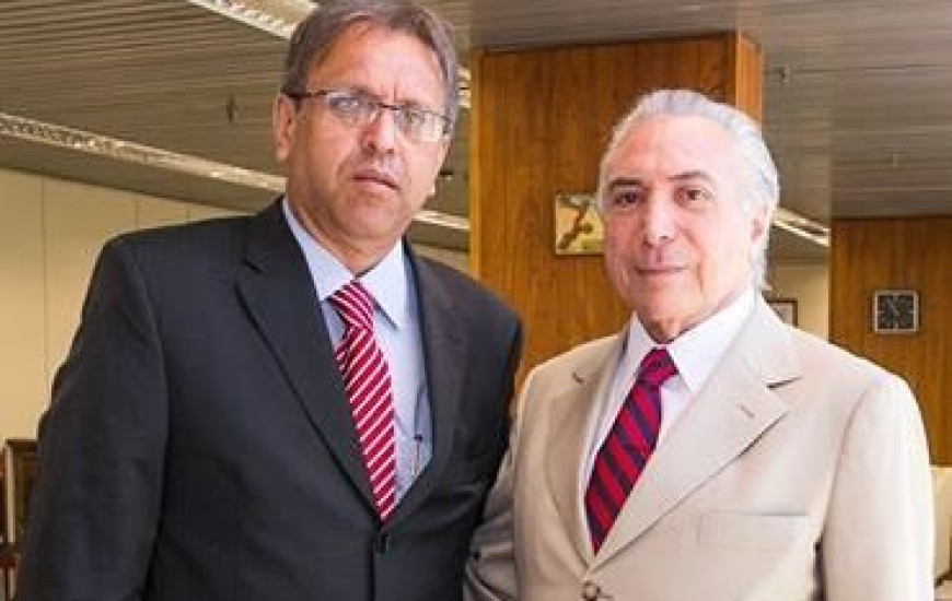 Marcelo Miranda e Michel Temer em Brasília