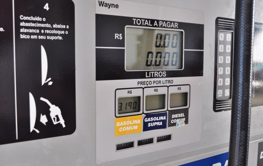 Preço do litro gasolina sobe em Palmas
