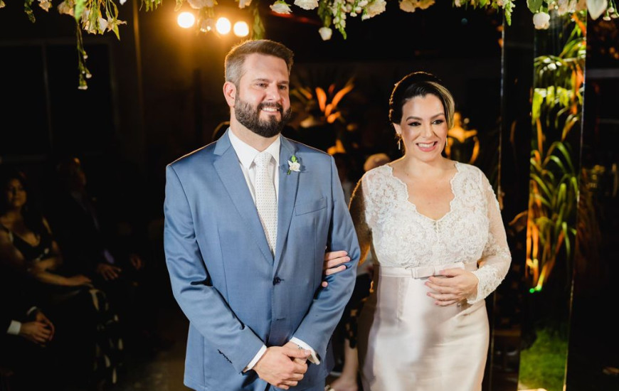 Prefeita Cinthia e seu esposo Eduardo Mantoan 