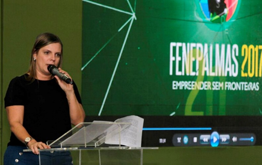 Claudia Lelis destaca força do empresariado tocantinense