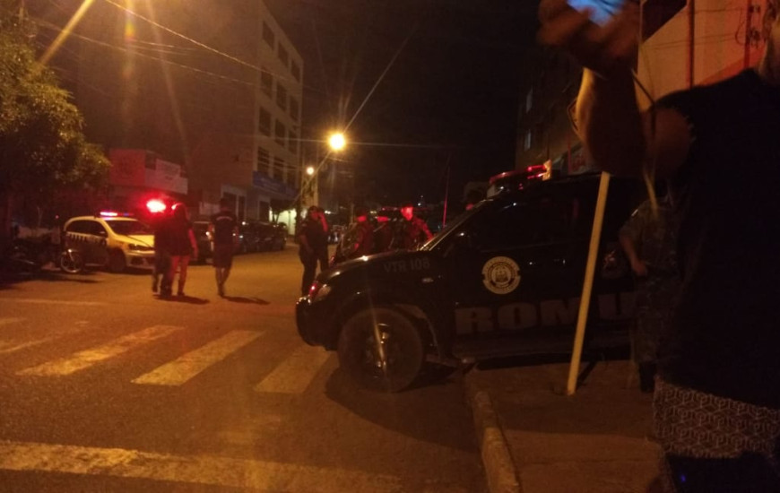 Policiais estiverem presentes no local da manifestação, que não teve conflitos