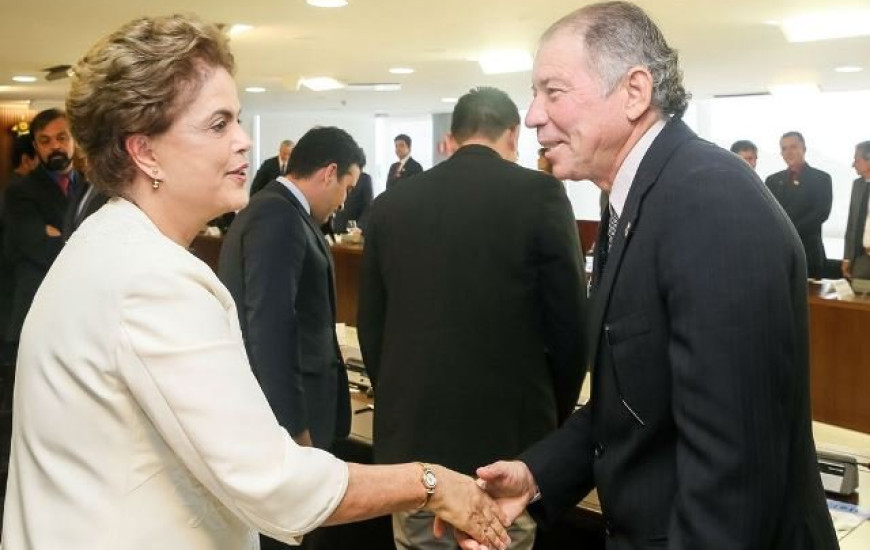 João Emídio com a presidente Dilma Rousseff
