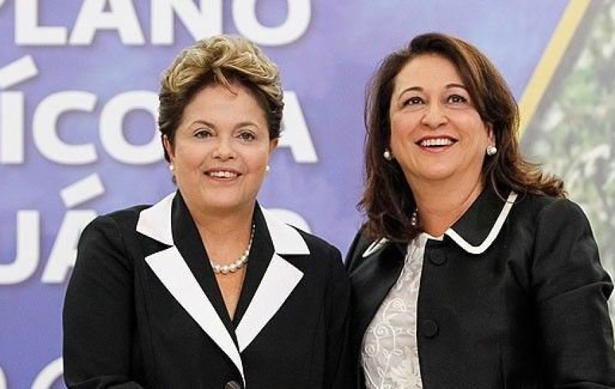Presidente Dilma e senadora Kátia Abreu