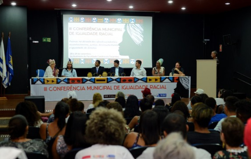 Abertura da III Conferência Municipal de Promoção da Igualdade Racial de Palmas