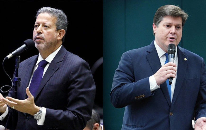 Candidatos à presidência da Câmara, Arthur Lira (PP-AL) e Baleia Rossi (MDB-SP).