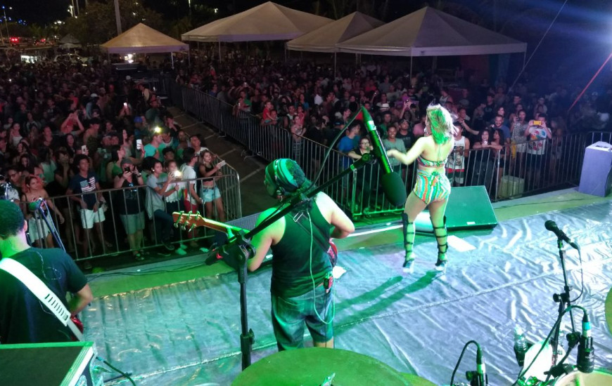 Banda Babado Novo encerrou o evento em Palmas