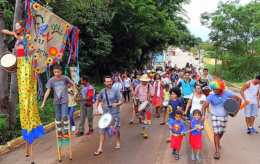 Flagrante do carnaval em Taquaruçu 2018