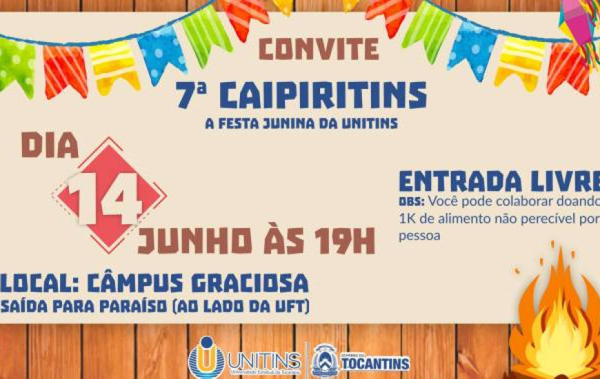 Unitins realiza arraiá na véspera de feriado