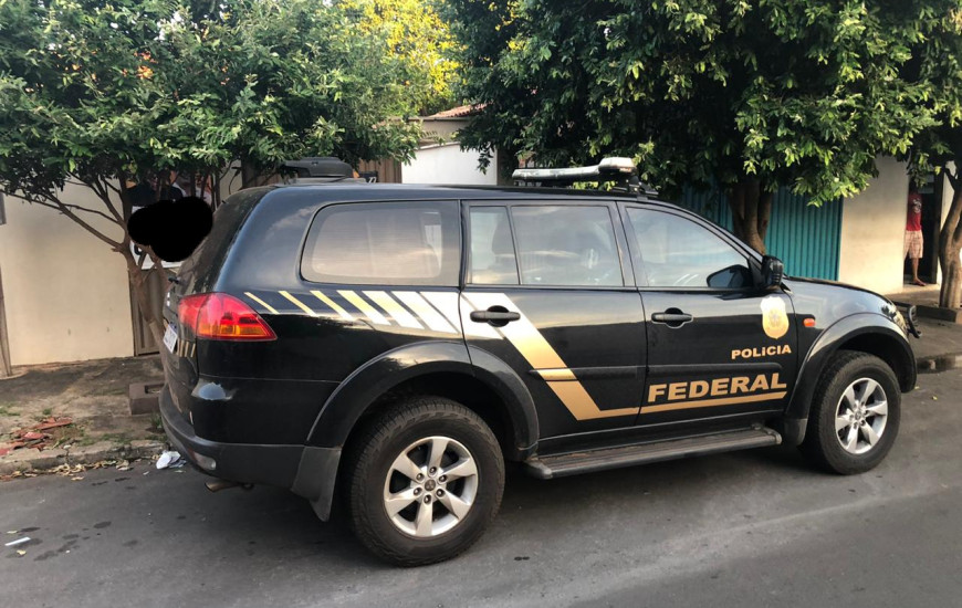 Policiais Federais cumprem três mandados de busca e apreensão em Araguaína.