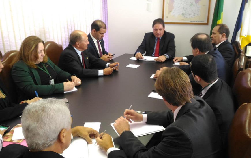 Reunião com parlamentares foi realizada em Brasília