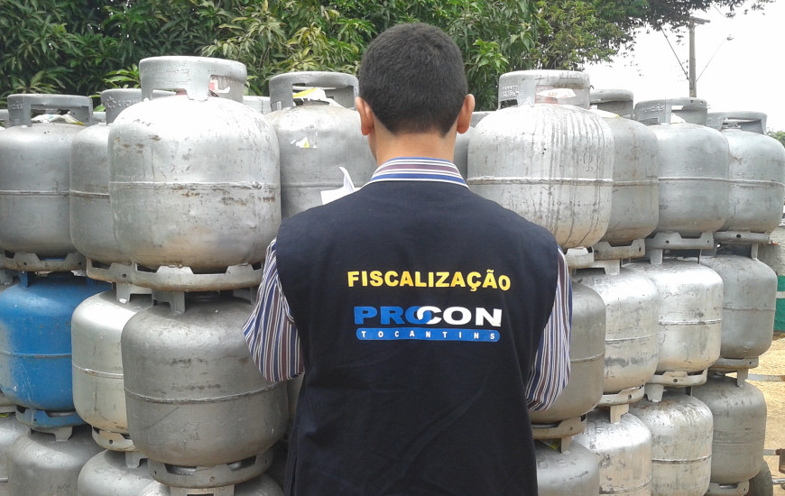 Procon fiscaliza revendedores de gás em Palmas