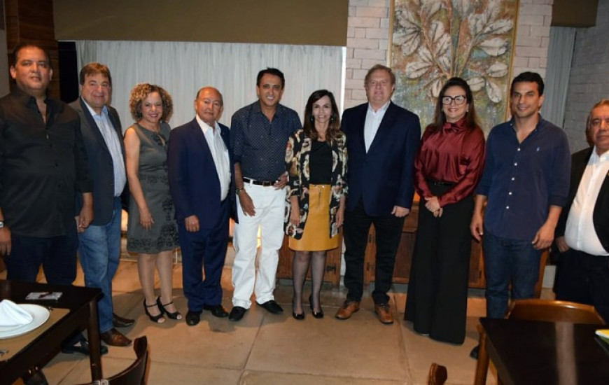 Bancada federal do Tocantins em Brasília durante visita do Governador Carlesse