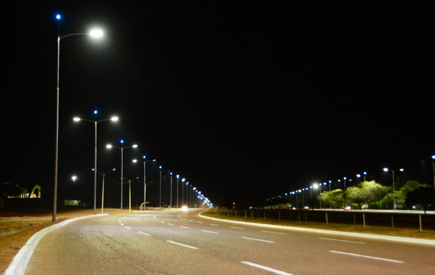 Av. Theotônio (Norte) foi uma das áreas a receber rede de iluminação