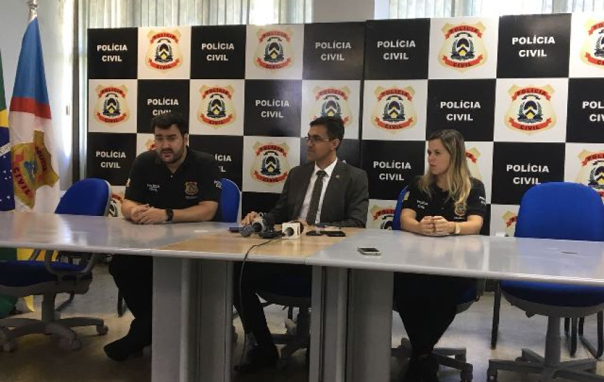Delegacia de Repressão a Crimes contra a Administração Pública realiza coletiva