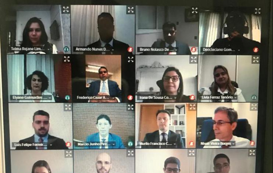 Em razão da pandemia, solenidade de posse aconteceu de forma virtual