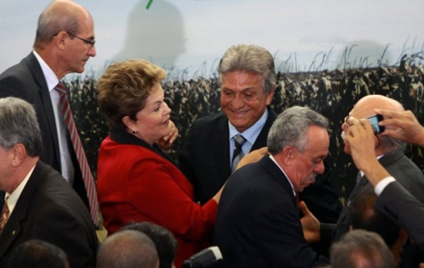Osvaldo Reis com Dilma Rousseff