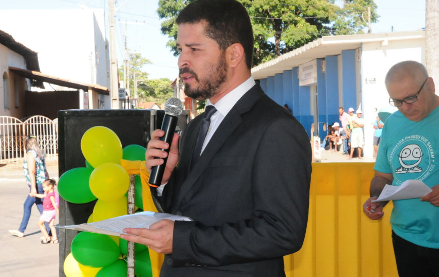o anúncio foi feito pelo prefeito Padre Gleibson
