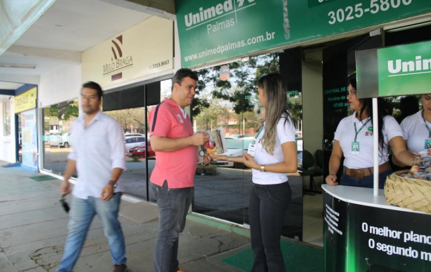 Unimed Palmas realiza ação no dia do cliente