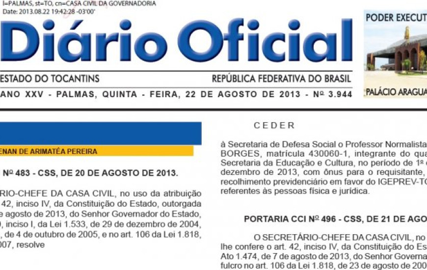 Diário Oficial