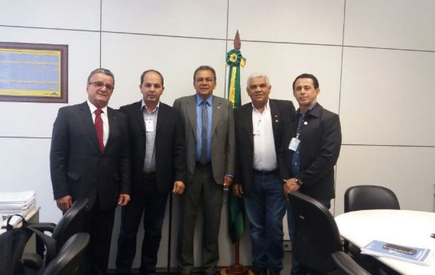 Dirigentes da Força Sindical-TO no MTE