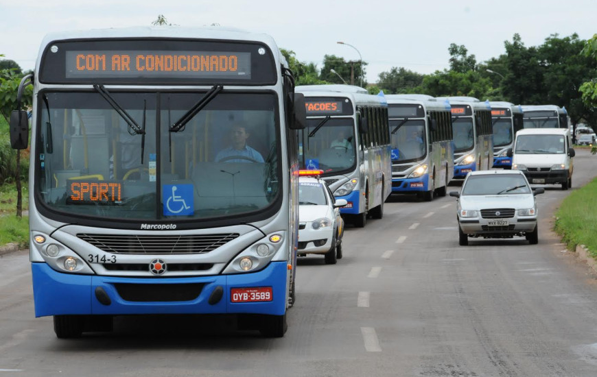 Dos 200 veículos da frota de Palmas, 71 são novos ônibus