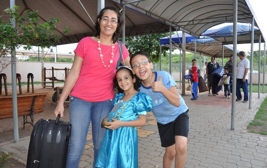 Crianças comemoram nova fase escolar