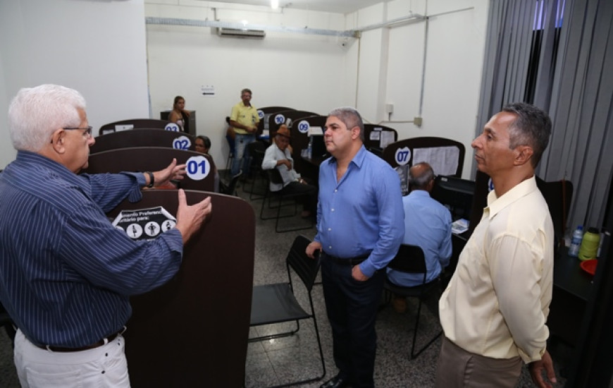 Secretário Glauber, subsecretário Felizardo e superintendente Nelito Cavalcante.