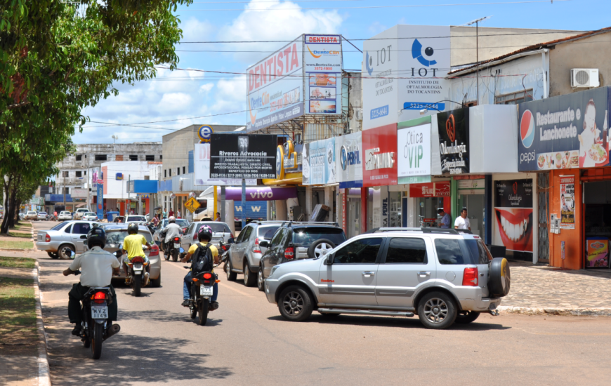 Avenida Tocantins, em Taquaralto