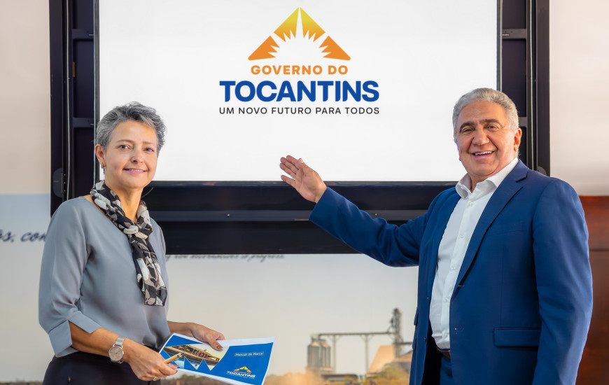 Governador e a Secretária da Comunicação apresentam a nova identidade visual 