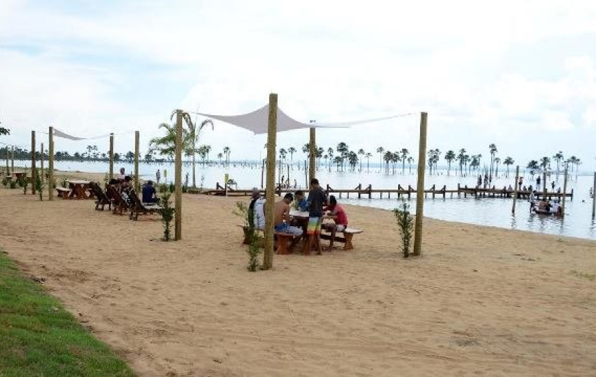 Estrutura da Praia dos Buritis é inaugurada