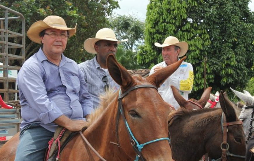 Vilmar participou de festa em Aragominas