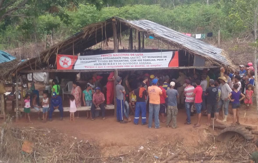 Grupo ocupa fazenda Água Amarela há dias